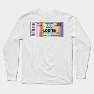 LOONA Concert Ticket Long Sleeve T-Shirt